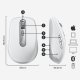 Logitech MX Anywhere 3 per Mac – Mouse Compatto Performante, Wireless, Scroller Magnetico Veloce, Su Ogni Superficie, Sensore 4000 DPI, Pulsanti Custom, USB-C, Bluetooth, Apple Mac, iPad, Windows 15