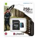 Kingston Technology Scheda microSDXC Canvas Go Plus 170R A2 U3 V30 da 256GB + adattatore 6