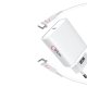 Eva Fruit Caricabatterie da parete con porta USB-C e Cavo Type C 25 W 120 Cm Bianco 2