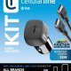 Cellularline Super Fast Car Power Kit 25W - USB-C to USB-C - Samsung Caricabatterie da auto USB-C Super Fast Charge 25W con cavo USB-C to USB-C 3