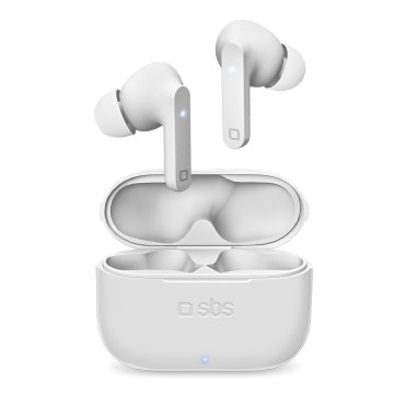 SBS Urban Pro Auricolare True Wireless Stereo (TWS) In-ear Musica e Chiamate Bluetooth Bianco