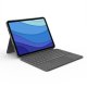 Logitech Combo Touch Custodia con Tastiera per iPad Pro 11 pollici (1a, 2a, 3a gen - 2018, 2020, 2021) - Tastiera Retroilluminata Rimovibile, Trackpad, Smart Connector - Grigio 2