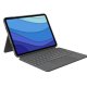 Logitech Combo Touch Custodia con Tastiera per iPad Pro 11 pollici (1a, 2a, 3a gen - 2018, 2020, 2021) - Tastiera Retroilluminata Rimovibile, Trackpad, Smart Connector - Grigio 15
