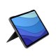 Logitech Combo Touch Custodia con Tastiera per iPad Pro 11 pollici (1a, 2a, 3a gen - 2018, 2020, 2021) - Tastiera Retroilluminata Rimovibile, Trackpad, Smart Connector - Grigio 17