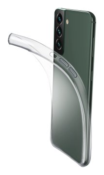 Cellularline Fine - Galaxy S22+ Cover in gomma morbida ultra sottile e trasparente