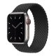 Eva Fruit Cinturino per Apple Watch Compatibile con chiusura elastica in fibra di silicone di colore nero 2