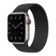Eva Fruit Cinturino per Apple Watch Compatibile con chiusura elastica in fibra di silicone 40 mm - nero 2