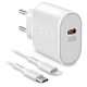SBS TETRKITPD20LIGW Caricabatterie per dispositivi mobili Smartphone Bianco AC Ricarica rapida Interno 2