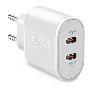 SBS TETRPD20CCW Caricabatterie per dispositivi mobili Universale Bianco AC Interno