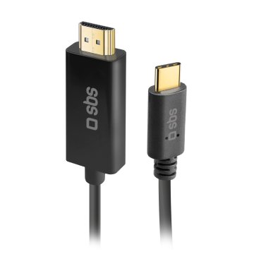 SBS TECABLETCHDMI18K cavo e adattatore video 1,8 m USB tipo-C HDMI Nero