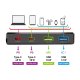 SBS TETR3USBTCPD75GNW Caricabatterie per dispositivi mobili Cuffie, Telefono cellulare, Computer portatile, Altoparlante portatile, Tablet Nero AC Ricarica rapida Interno 4