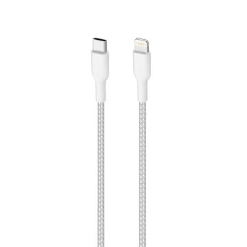 PURO CAPLTUSBCFABK32MTWHI cavo Lightning 2 m Bianco
