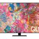 Samsung Series 8 TV QLED 4K 50” QE50Q80B Smart TV Wi-Fi Carbon Silver 2022, Processore Quantum 4K, Quantum HDR, Contrasti profondi, Suono 3D 2
