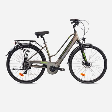 Legnano 22A22648 bicicletta elettrica Grigio Alluminio L 71,1 cm (28") 25 kg Litio