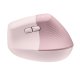 Logitech Lift Mouse Ergonomico Verticale, Senza Fili, Ricevitore Bluetooth o Logi Bolt USB, Clic Silenziosi, 4 Tasti, Compatibile con Windows / macOS / iPadOS, Laptop, PC. Rosa 5