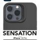 Cellularline Sensation - iPhone 14 Pro Custodia in silicone soft touch con tecnologia antibatterica Microban® integrata 7