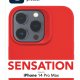 Cellularline Sensation - iPhone 14 Pro Max Custodia in silicone soft touch con tecnologia antibatterica Microban® integrata 7