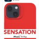Cellularline Sensation - iPhone 14 Plus Custodia in silicone soft touch con tecnologia antibatterica Microban® integrata 7