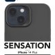 Cellularline Sensation - iPhone 14 Plus Custodia in silicone soft touch con tecnologia antibatterica Microban® integrata 7