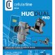 Cellularline Hug Dual Pro - Wireless Smartphones 15W Supporto smartphone da auto elettronico con carica wireless 12