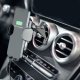 Cellularline Hug Dual Pro - Wireless Smartphones 15W Supporto smartphone da auto elettronico con carica wireless 10