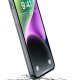 Cellularline Clear Strong - iPhone 14 Custodia rigida con bordi in gomma - con tecnologia antibatterica integrata 3