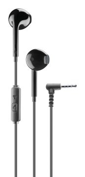 Cellularline VOICE CAPSULE Auricolari a capsula con microfono, tasto di risposta e connettore Jack 3.5mm