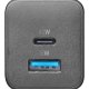 Cellularline MULTIPOWER MICRO 45W Caricabatterie da rete veloce ultracompatto 2 porte, 45W 5
