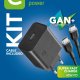 Cellularline Super Fast Charger Kit PD 45W Caricabatterie da rete USB-C 45W con cavo USB-C to USB-C 3