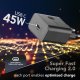 Cellularline Super Fast Charger Kit PD 45W Caricabatterie da rete USB-C 45W con cavo USB-C to USB-C 5