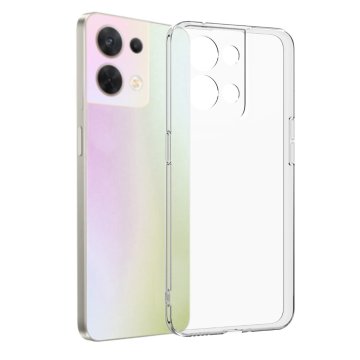 Area Cover in gomma anti-shock e trasparente per smartphone Oppo Reno 8 Pro +