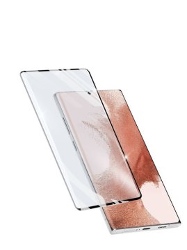 Cellularline Impact Glass Curved - Galaxy S23 Ultra Vetro temperato curvo, resistente e ultra sottile