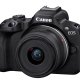 Canon EOS R50, Black + RF-S 18-45mm F4.5-6.3 IS STM Kit MILC 24,2 MP CMOS 6000 x 4000 Pixel Nero 4