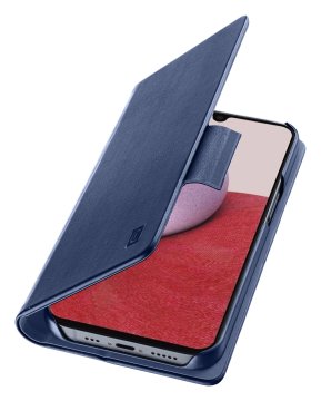 Cellularline Book - Galaxy A14 / A14 5G Custodia a libro con tasca portatessera e chiusura magnetica