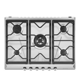 Smeg SRV576O piano cottura Acciaio inox Da incasso 75 cm Gas 5 Fornello(i)