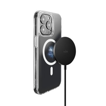 PURO CUSBCMAG1BLK Caricabatterie per dispositivi mobili Smartphone Nero USB Carica wireless Interno