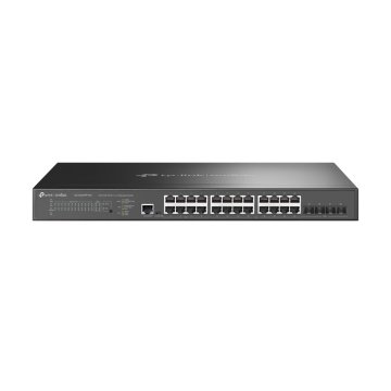 TP-Link Omada SG3428XPP-M2 switch di rete Gestito L2+ 2.5G Ethernet (100/1000/2500) Supporto Power over Ethernet (PoE) 1U Nero