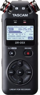 Tascam DR-05X dittafono Flash card Nero