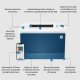 HP Color LaserJet Pro Stampante 4202dn 10