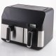 Ardes ARFRYA03D friggitrice Doppia 9 L Indipendente Friggitrice ad aria calda Nero, Acciaio inox 10