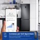 Samsung RB34C775CB1 frigorifero Combinato EcoFlex Libera installazione con congelatore Wifi 1.85m 344 L con rivestimento in acciaio inox Classe C, Nero Antracite 4