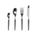 Tognana Porcellane Zen set di posate 24 pz Antracite, Acciaio inox 2