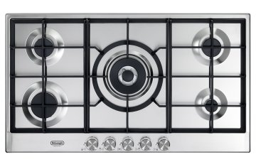 De’Longhi NSL 590 X piano cottura Acciaio inox Da incasso 90 cm Gas 5 Fornello(i)