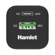 Hamlet XPDC-G3018Q Caricabatterie per dispositivi mobili Universale Nero AC Ricarica rapida Interno 4