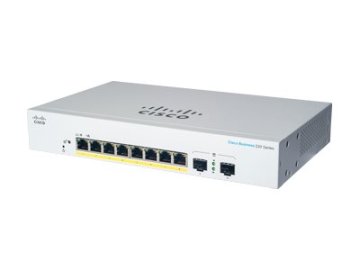 Cisco CBS220-8P-E-2G-EU switch di rete Gestito L2 Gigabit Ethernet (10/100/1000) Supporto Power over Ethernet (PoE) Bianco