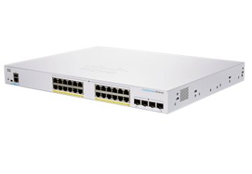 Cisco CBS350-24FP-4G-EU switch di rete Gestito L2/L3 Gigabit Ethernet (10/100/1000) Argento