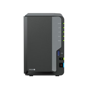 Synology DiskStation DS224+ server NAS e di archiviazione Desktop Intel® Celeron® J4125 2 GB DDR4 0 TB Nero