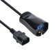Vultech Cavo di Alimentazione IEC C14 Maschio - 10/16A Bipasso Schuko 2