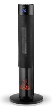 DCG Eltronic PTC2010 stufetta elettrica Interno Nero 2000 W Riscaldatore ambiente elettrico con ventilatore
