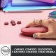 Logitech POP Mouse Wireless con Emoji personalizzabili, Tecnologia SilentTouch, Precisione e Velocità, Design Compatto, Bluetooth, USB, Multidispositivo, Compatibile OS - Heartbreaker 13